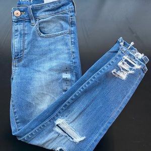 American Eagle Jeggings  Distressed NWT